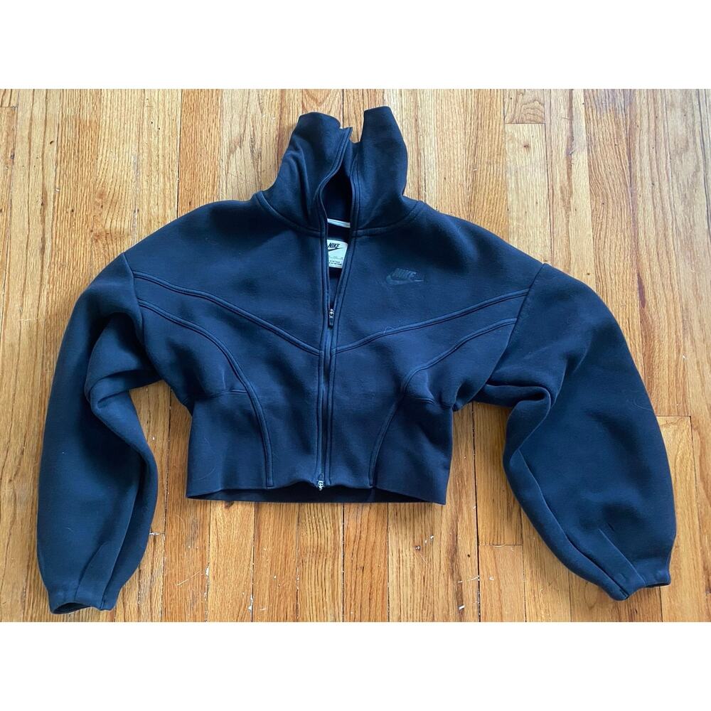 Nike Tech Fleece Women's Loose Full-Zip Track Jacket Black FN2523-010 Size XS *